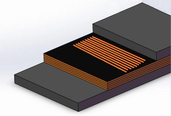 Anti-tear Fabric Conveyor Belt 