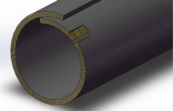 Fabric Pipe Conveyor Belt Structure