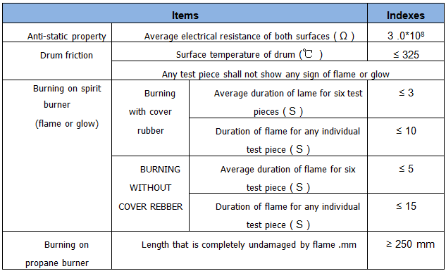 Solid Woven Conveyor Belt Safety Properties
