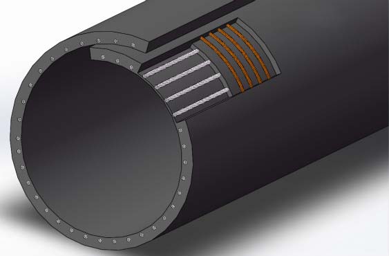 Steel Cord Pipe Conveyor Belt